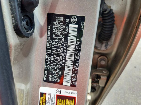 2013 TOYOTA CAMRY