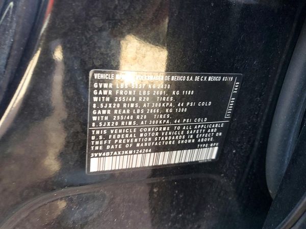 2019 VOLKSWAGEN TIGUAN
