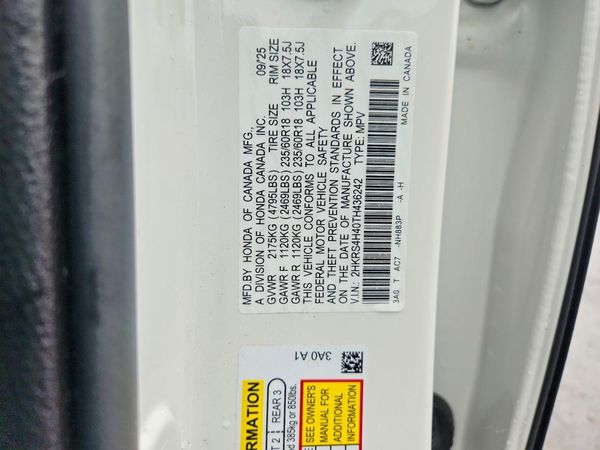 2026 HONDA CR-V