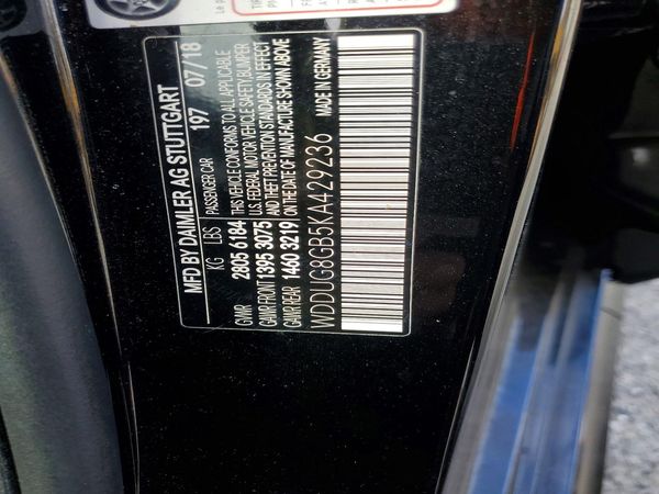 2019 MERCEDES-BENZ S S560-4M