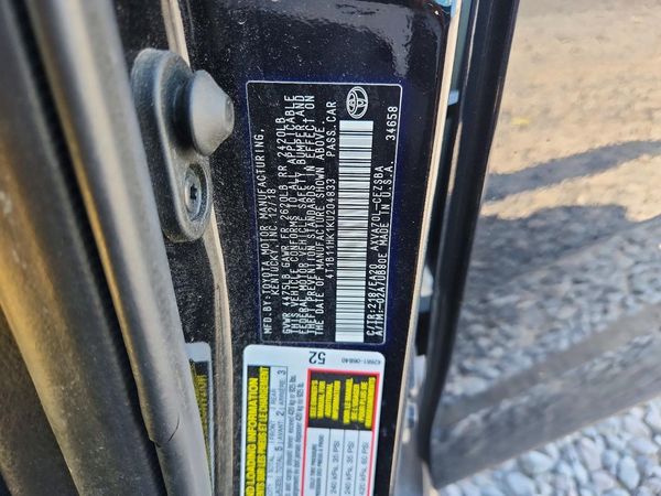 2019 TOYOTA CAMRY