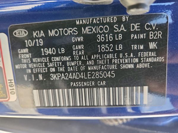 2020 KIA RIO