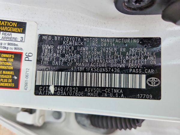 2014 TOYOTA CAMRY
