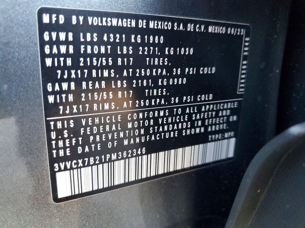 2023 VOLKSWAGEN TAOS