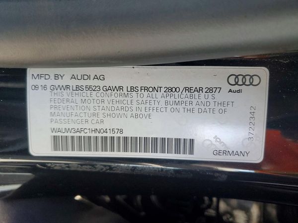2017 AUDI A7