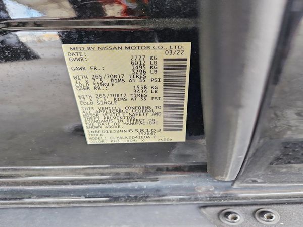 2022 NISSAN FRONTIER Crew Cab
