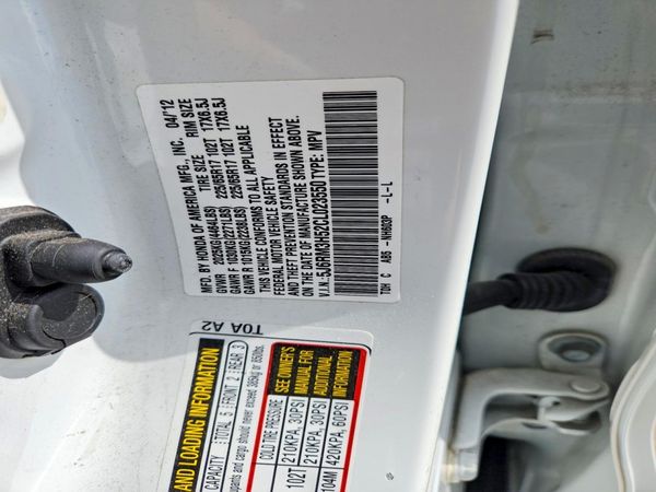 2012 HONDA CRV EX