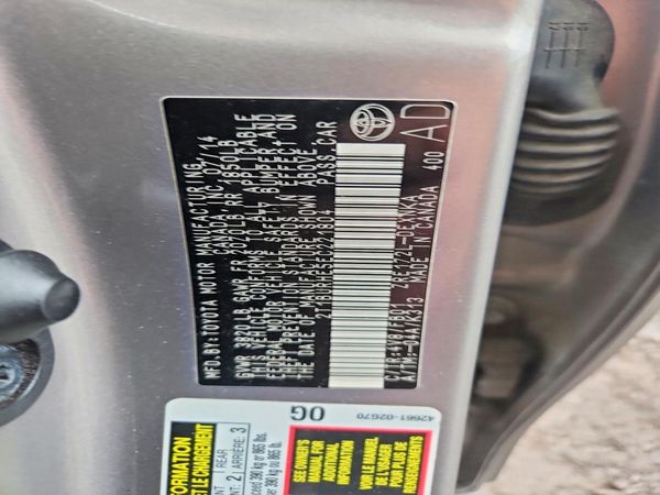 2014 TOYOTA COROLLA