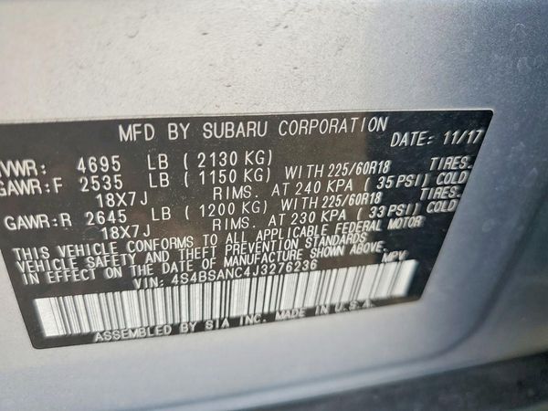 2018 SUBARU OUTBACK Limited+M/R+ES+NAVI