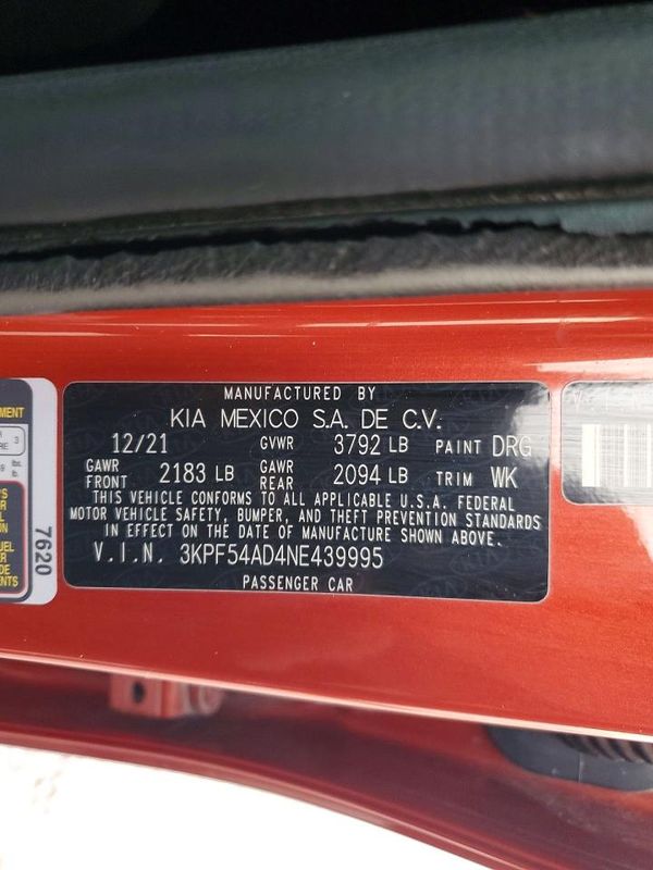 2022 KIA FORTE GT Line
