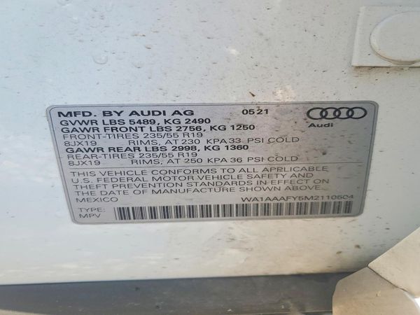 2021 AUDI Q5