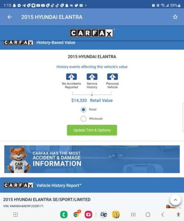 2015 HYUNDAI ELANTRA