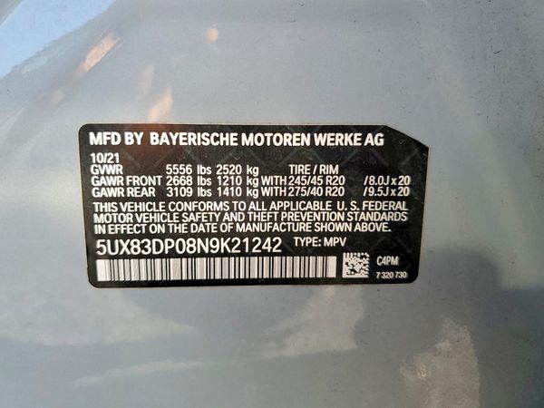 2022 BMW X3