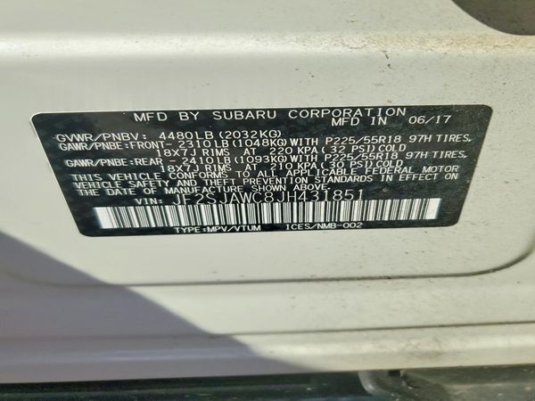 2018 SUBARU FORESTER