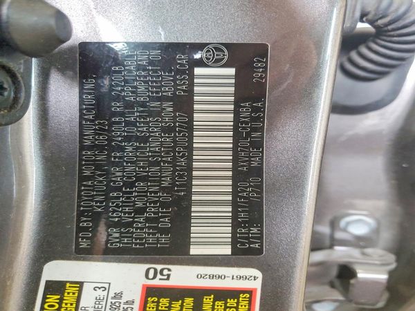 2023 TOYOTA CAMRY