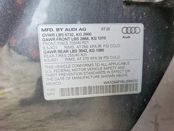 2020 AUDI SQ5