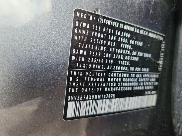 2021 VOLKSWAGEN TIGUAN