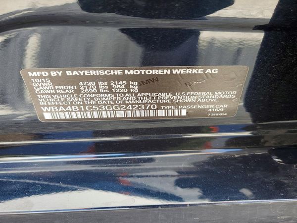 2016 BMW 435