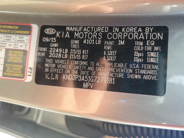 2016 KIA SOUL EV + Exclaim