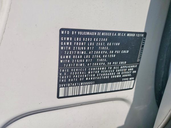 2020 VOLKSWAGEN TIGUAN