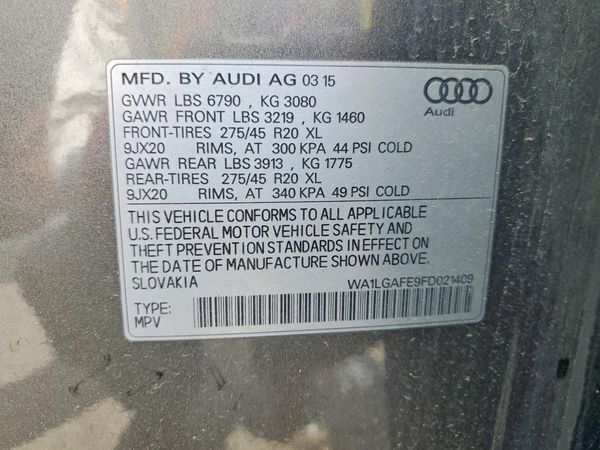 2015 AUDI Q7 Premium Plus