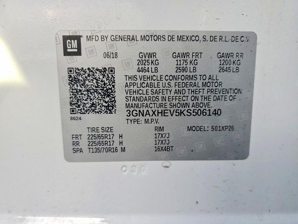 2019 CHEVROLET EQUINOX LS