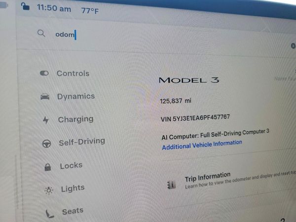 2023 TESLA MODEL 3