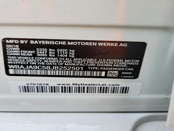 2018 BMW 530E