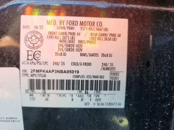 2022 FORD EDGE