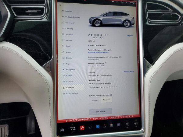2017 TESLA MODEL X