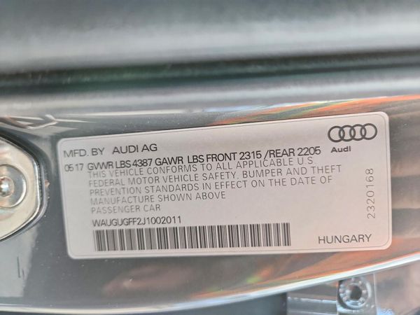 2018 AUDI A3