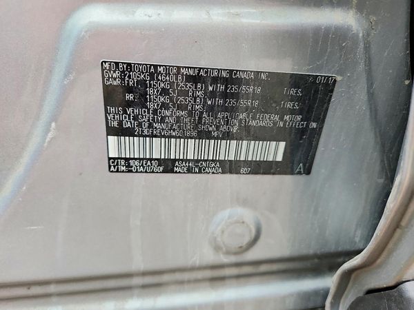 2017 TOYOTA RAV4 Ltd/SE Platinum
