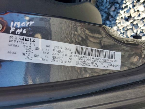 2017 DODGE GRAND CARAVAN GT