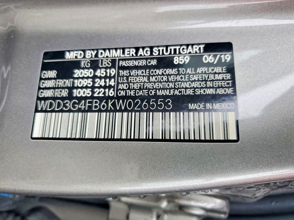 2019 MERCEDES-BENZ A A220-4M