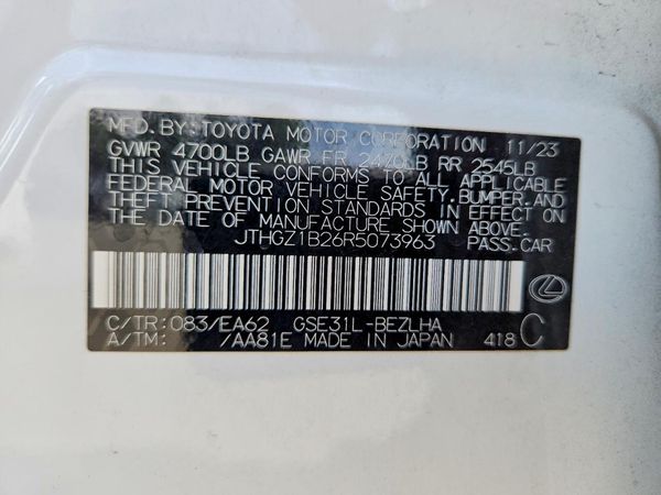 2024 LEXUS IS 350 350 F Sport