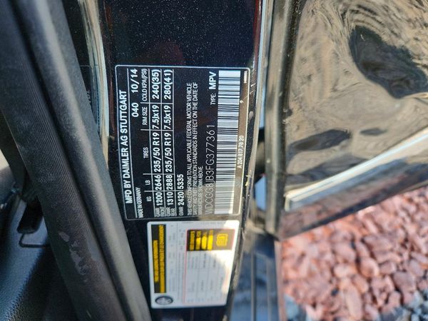 2015 MERCEDES-BENZ GLK GLK350 4-MATIC