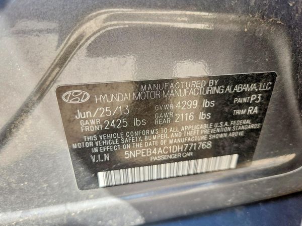 2013 HYUNDAI SONATA GLS/ GLS Popular