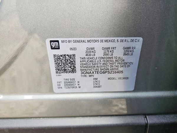 2023 CHEVROLET EQUINOX LT (2FL)