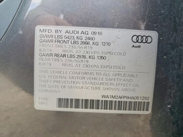 2017 AUDI Q5 quattro Premium Plus