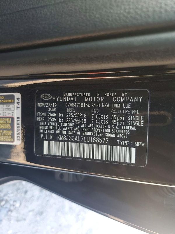 2020 HYUNDAI TUCSON