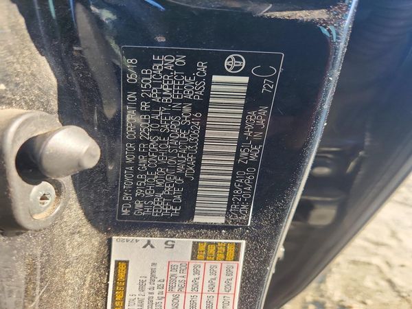 2018 TOYOTA PRIUS