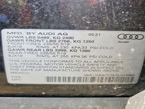 2021 AUDI Q5