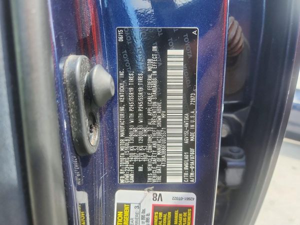 2015 TOYOTA VENZA XLE