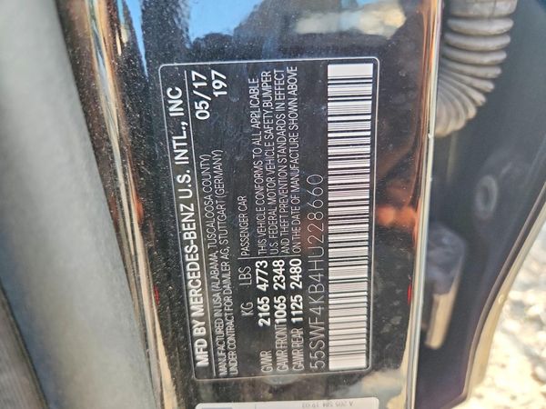 2017 MERCEDES-BENZ C