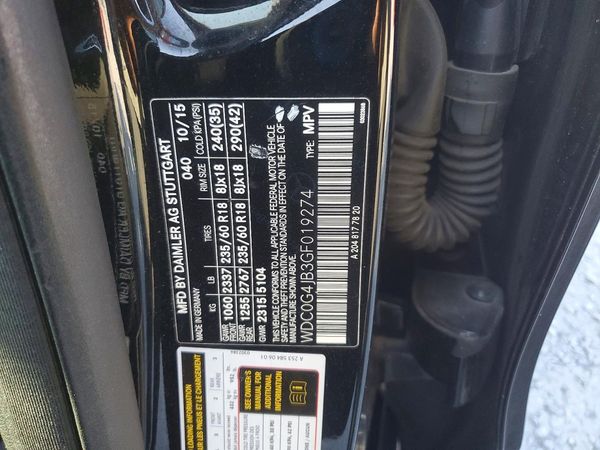 2016 MERCEDES-BENZ GLC GLC300