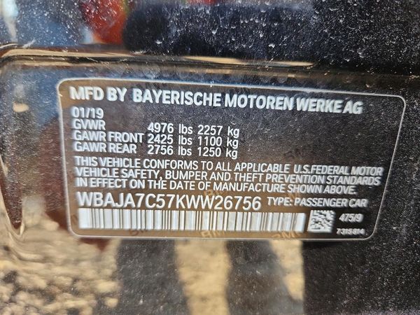 2019 BMW 530