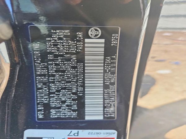 2013 TOYOTA CAMRY