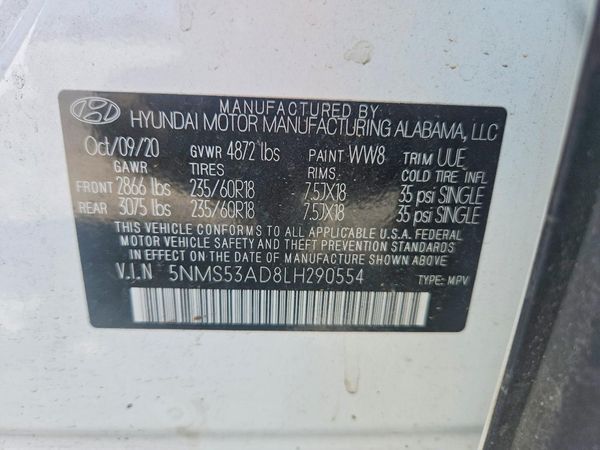 2020 HYUNDAI SANTA FE
