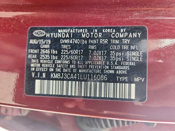 2020 HYUNDAI TUCSON