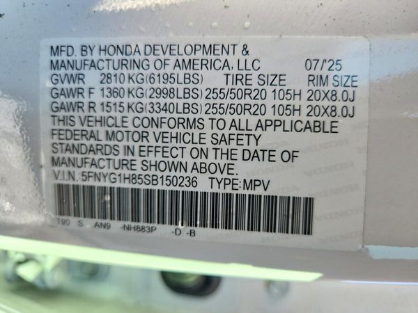 2025 HONDA PILOT